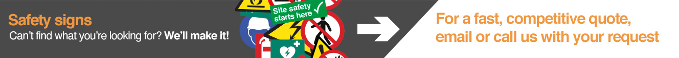 Safety Signs Home Page Banner