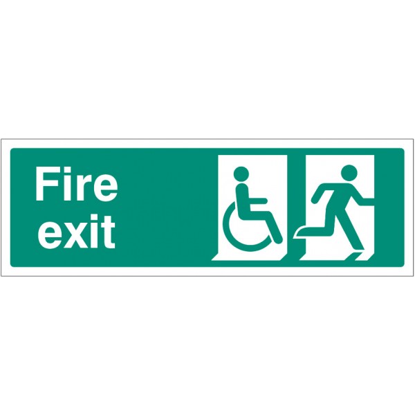Disabled Escape Signs
