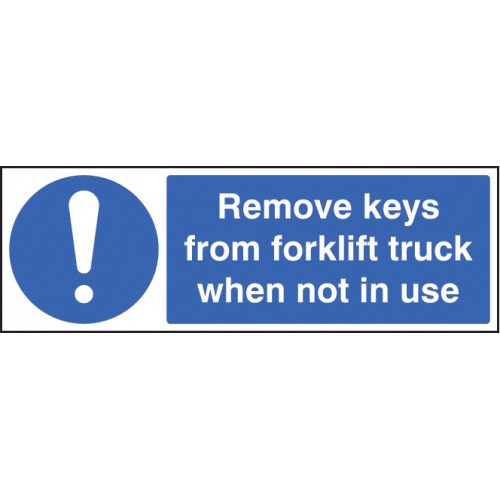 Vehicle & Machinery Safety Signs