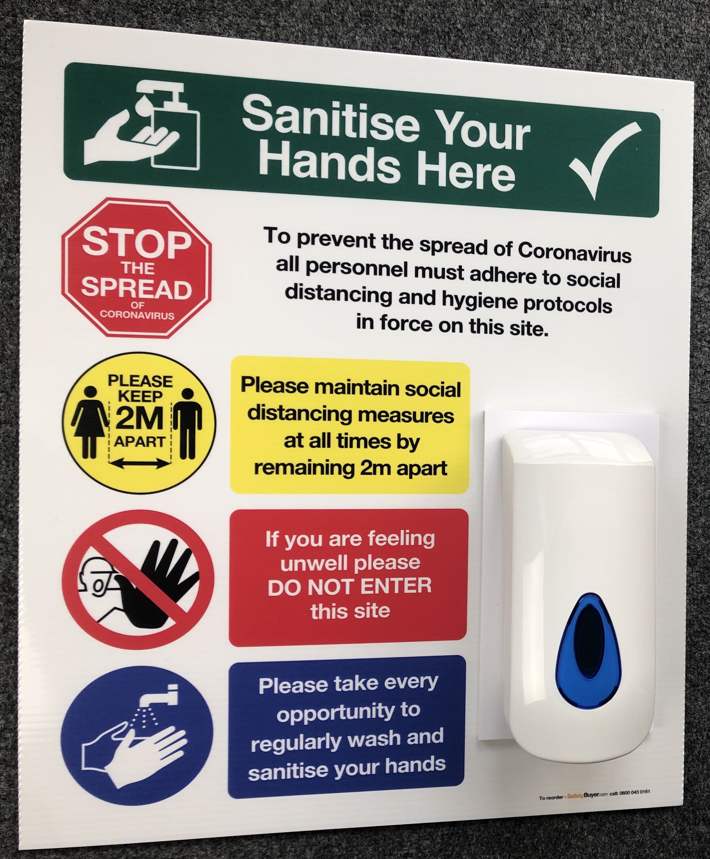 Hand Sanitising Stations