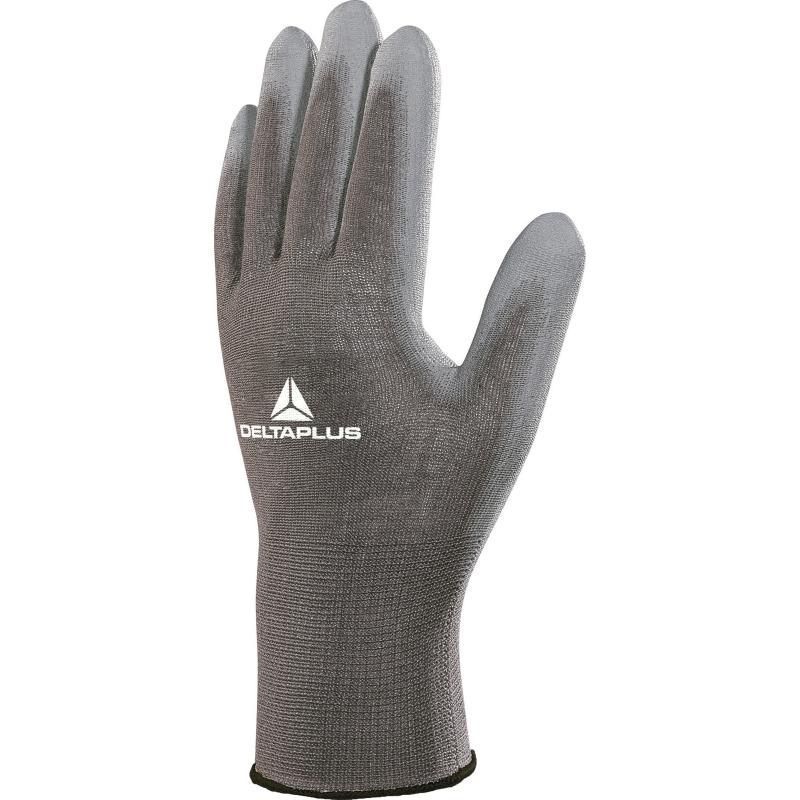 Delta Plus Venitex VV702NO Hestia Black Polyamide Knitted Safety Work Gloves PPE 