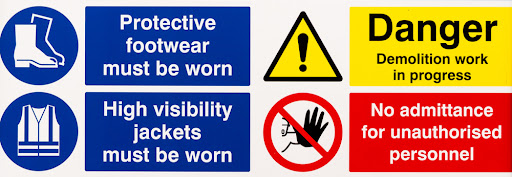 Please switch off light and lock door when leaving - Safety Signs